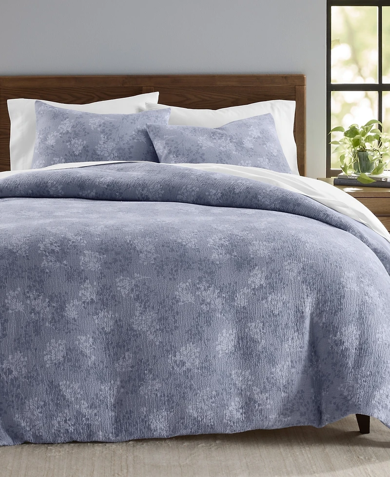 Oake Floral Overlay 3-Piece Comforter Set, King, Macy's Exclusive