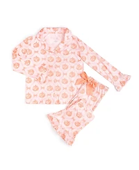 Sweet Wink Toddler Girl's (2T-3T) Pumpkin Trellis Lounge Set