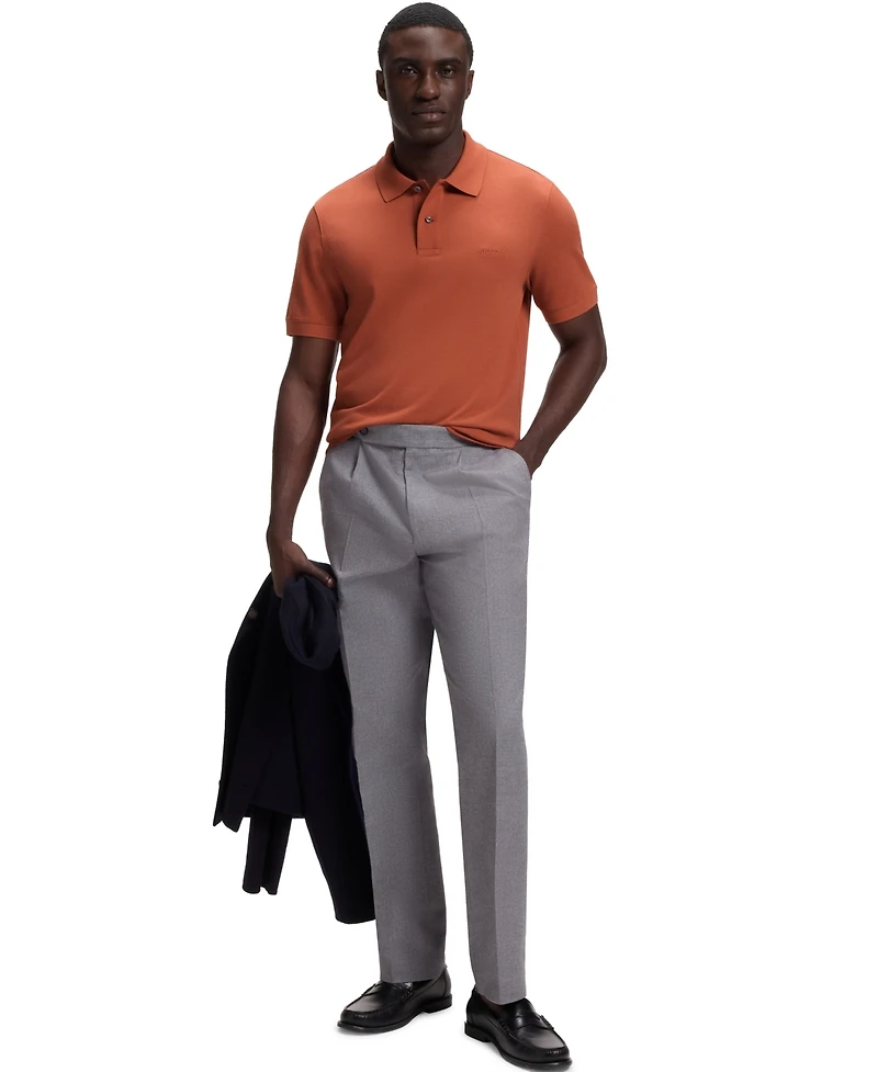 Boss by Hugo Men's Cotton Pique Pallas Logo Polo Shirt