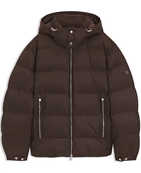 Boss by Hugo Men's Water-Repellent Padded Jacquard Jacket