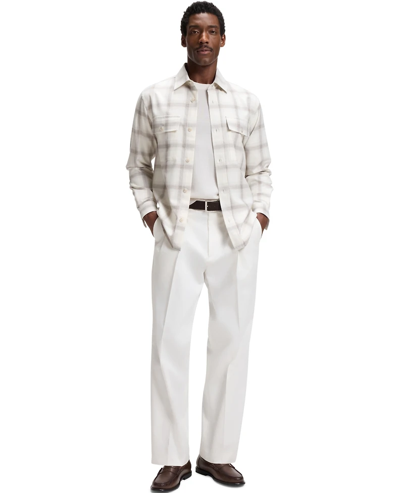 Boss by Hugo Men's Merino-Wool Regular-Fit Sweater