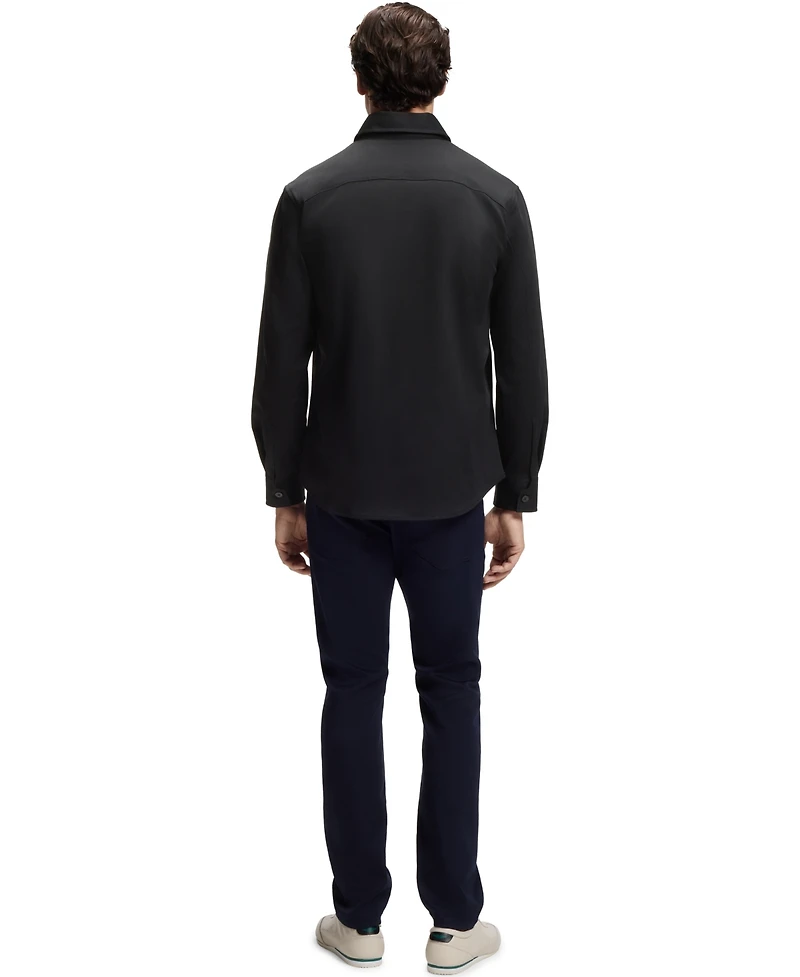 Boss by Hugo x Aston Martin Men's Cotton-Blend Relaxed-Fit Overshirt