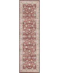 Mink Home Homewell Machine Washable HAM4008 2'x6'11" Runner Area Rug