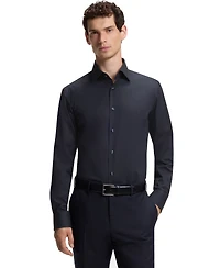 Boss by Hugo Men's Stretch Cotton Regular-Fit Dress Shirt
