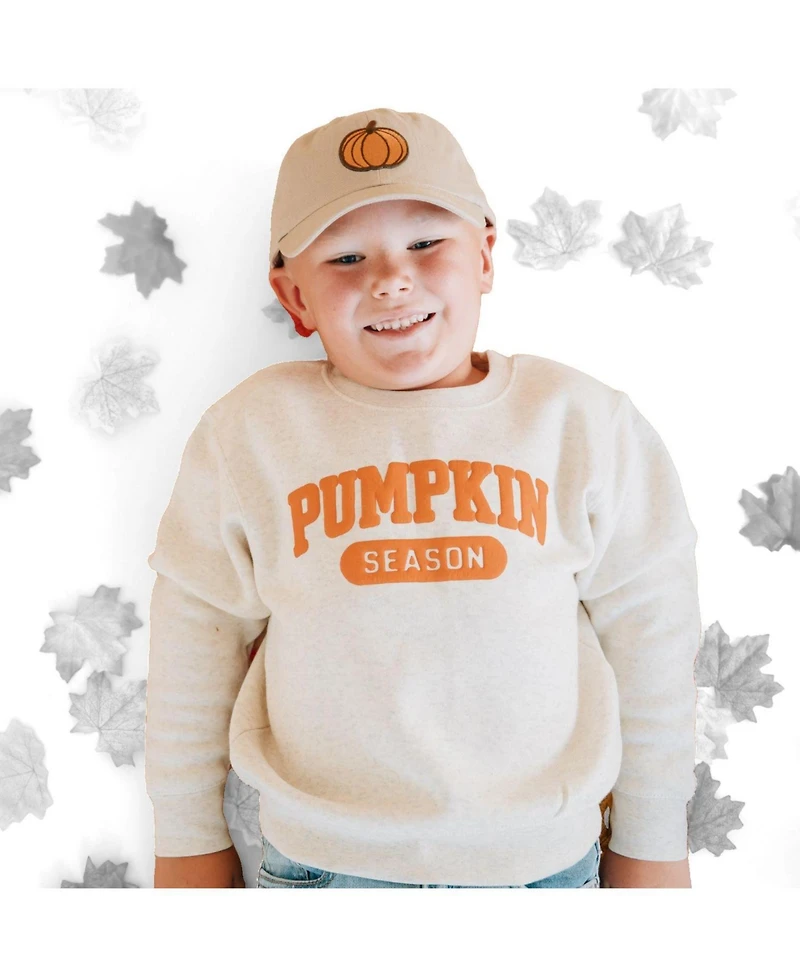 Sweet Wink Toddler Boys Pumpkin Season Puff Ink Sweatshirt