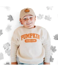 Sweet Wink Toddler Boys Pumpkin Season Puff Ink Sweatshirt