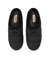 Dearfoams Men's Grafton Sport Nylon Puff Clog Water Repellent Slippers