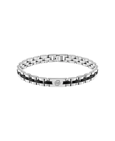 Hugo Boss Men's Archer Stainless Steel Ionic Plated Black Steel Bracelet