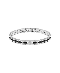 Hugo Boss Men's Archer Stainless Steel Ionic Plated Black Steel Bracelet