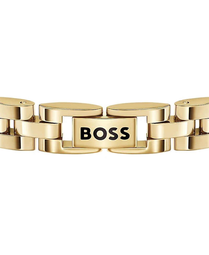 Hugo Boss Men's Archer Ionic Plated Thin Gold Steel Bracelet