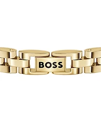 Hugo Boss Men's Archer Ionic Plated Thin Gold Steel Bracelet