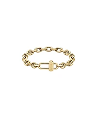 Hugo Boss Men's Ventoux Ionic Plated Thin Gold Steel Bracelet