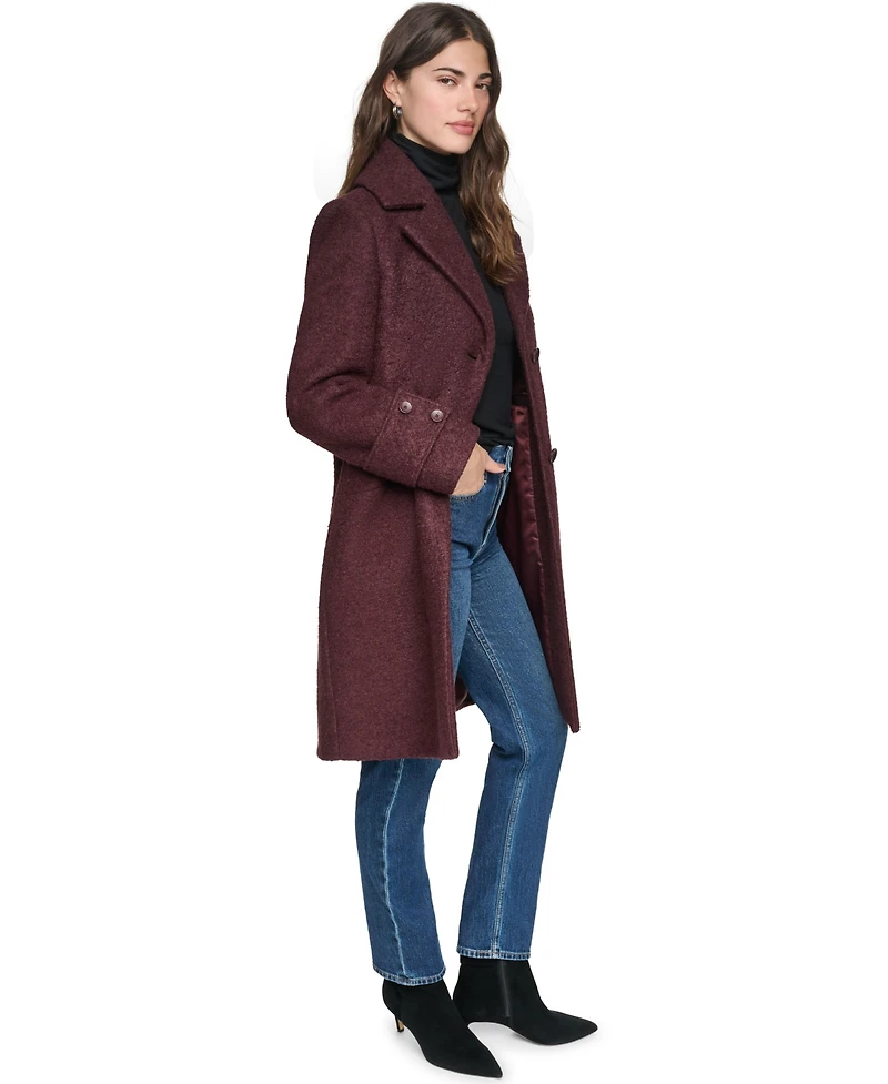 Andrew Marc Women's Regine Slim Wool-Blend Boucle Coat