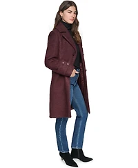 Andrew Marc Women's Regine Slim Wool-Blend Boucle Coat