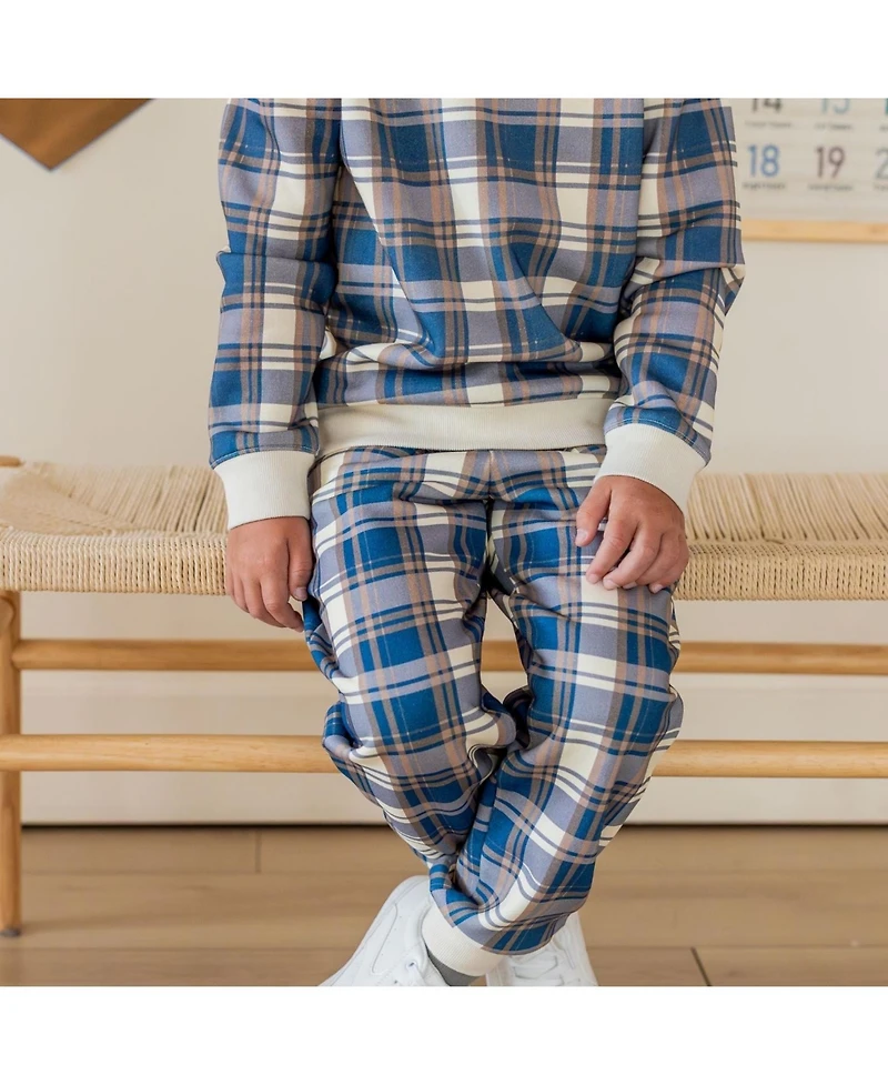 Sweet Wink Toddler Boys 2T to 4T Plaid Jogger