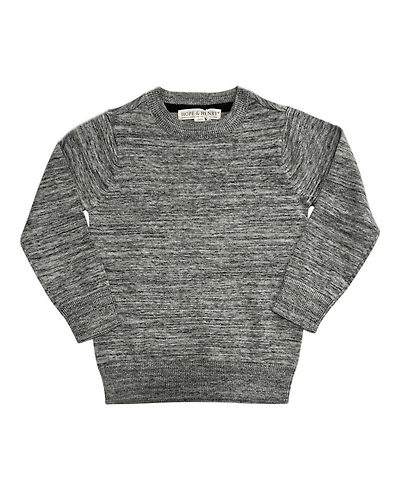 Hope & Henry Toddler Boys 2T- 4T Organic Crewneck Pullover Sweater