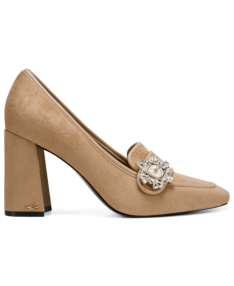 Karl Lagerfeld Paris Women's Savannah Slip-On High Pumps