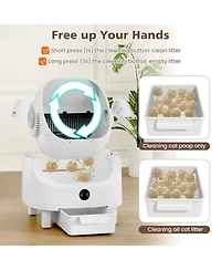 Ruie Automatic Self Cleaning Cat Litter Box for Multi Cat with Smart App Control
