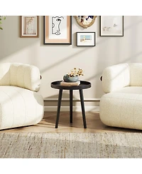 Costway Round Side Table Sofa Coffee End Accent Nightstand Home Furniture.