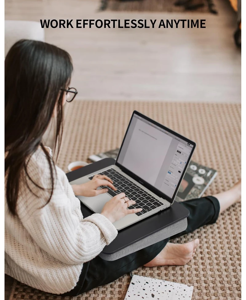 Gnuadz Lap Desk Cushion Portable Laptop Stand Bed Couch