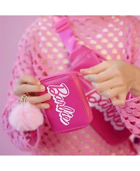 Barbie Script Kids Zip Wallet with Pom Charm