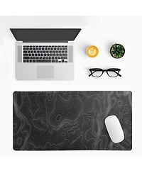 Lofree Extended Topographic Contour Gaming Non-Slip Desk Pad Compatible with Laptops, Keyboards, and Mice