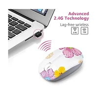 Lofree Wireless Silent Optical Mouse, Compatible with Pc/Mac