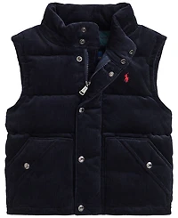 Polo Ralph Lauren Boys' 2T-7 Convertible Corduroy Down Jacket