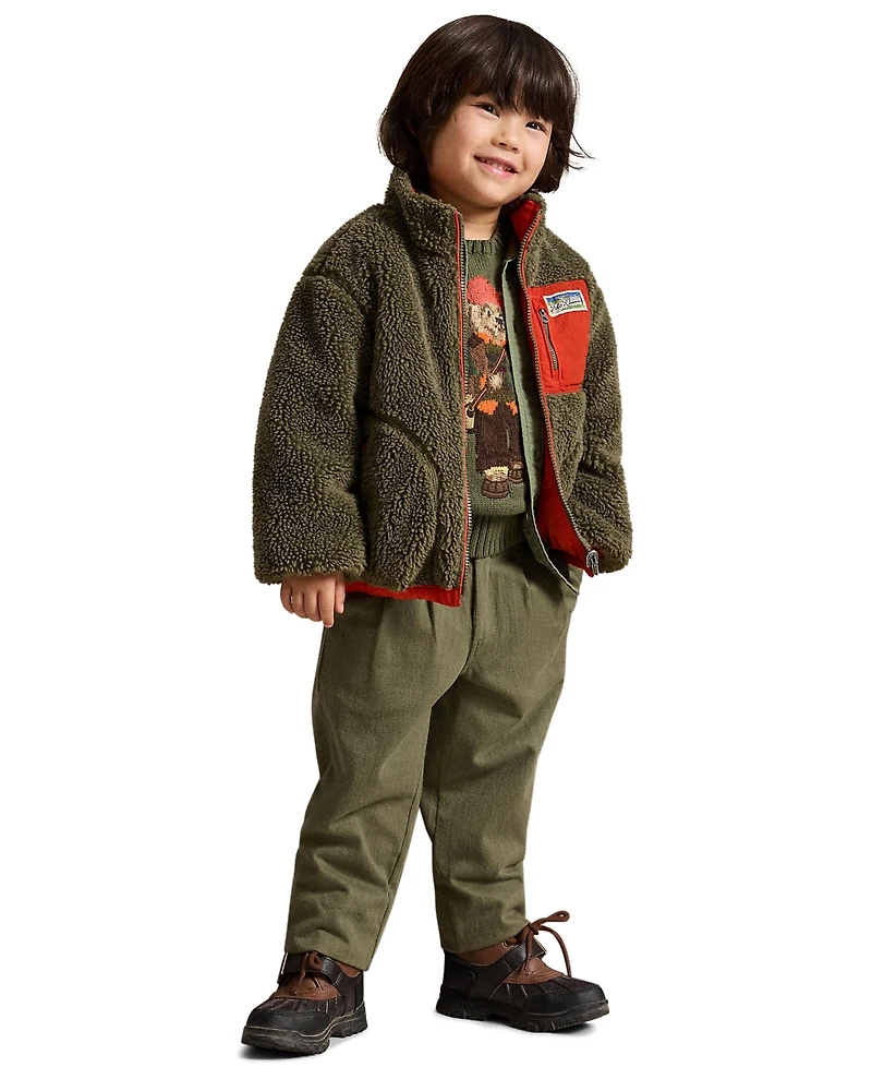 Polo Ralph Lauren Boys' 2T-7 Bear Sweater