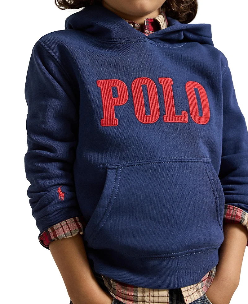 Polo Ralph Lauren Boys' 2T-7 Logo Fleece Hoodie