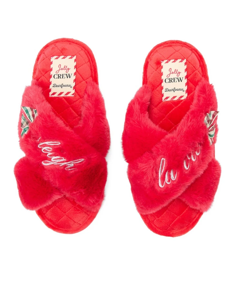 Dearfoams Women's Mama Fur Slide Slippers