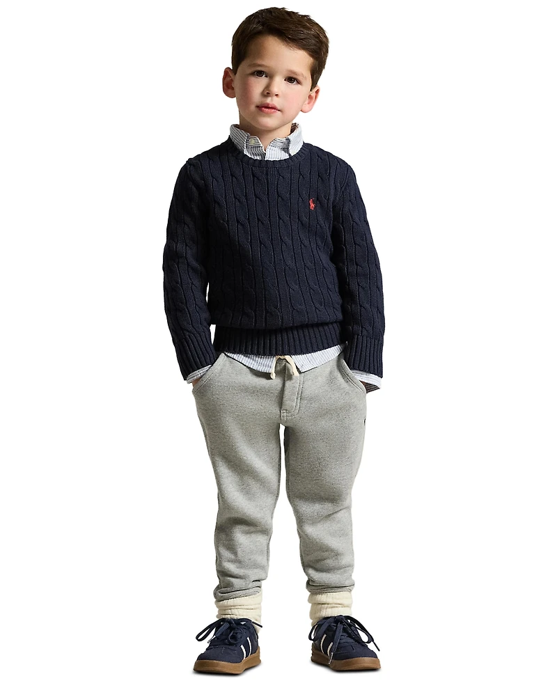 Polo Ralph Lauren Toddler and Little Boys Cotton Fleece Jogger