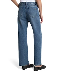 Michael Kors Women's Alice High-Waisted Straight-Leg Jeans