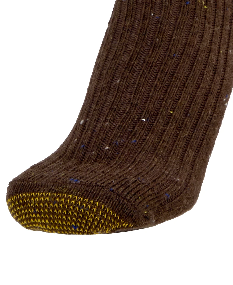 Gold Toe Women's Knit Nep Reinforced Toe Knee-High Socks, 2-Pack