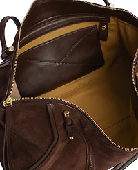 Kenneth Cole Highline East West Leather Zipper Extra-Large Tote Handbag