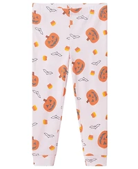 Andy & Evan Toddler Girls' 2T-4T Pumpkin Print Pajama, 2-Piece Set