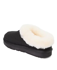 Dearfoams Women's Fireside by Adelaide Sport Knit Clog Water Repellent Slippers