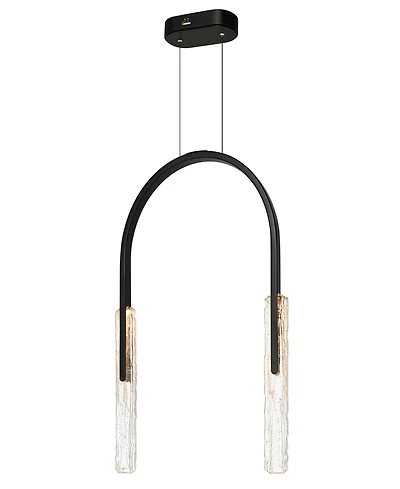 Cwi Lighting Curva 22" Metal Chandelier