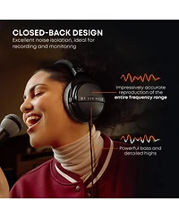 beyerdynamic Dt 770 Pro X Wired Over-Ear Headphones, 48 Ohm, Closed-Back Professional Recording Studio Monitor. Recording, Sound Isolation