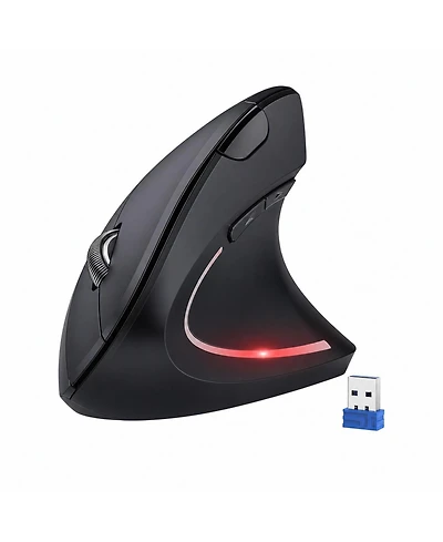 Lofree Vertical Ergonomic Wireless 4800 Dpi Adjustable Quiet-Click Mouse for Pc