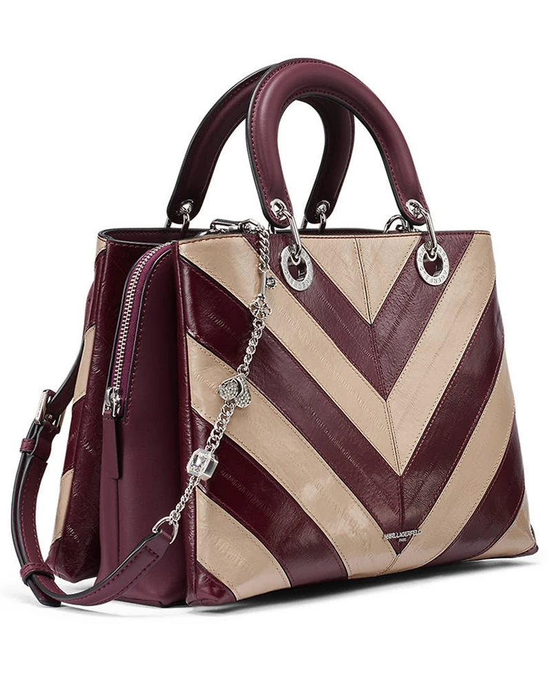 Karl Lagerfeld Paris Benoite Medium Satchel Handbag