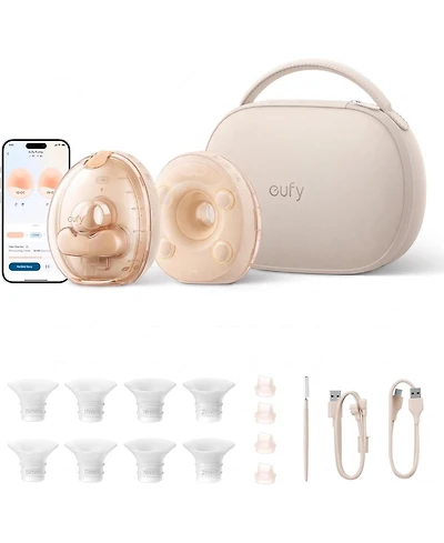 eufy Security Heated Massage Wearable Breast Pump S2 Pro