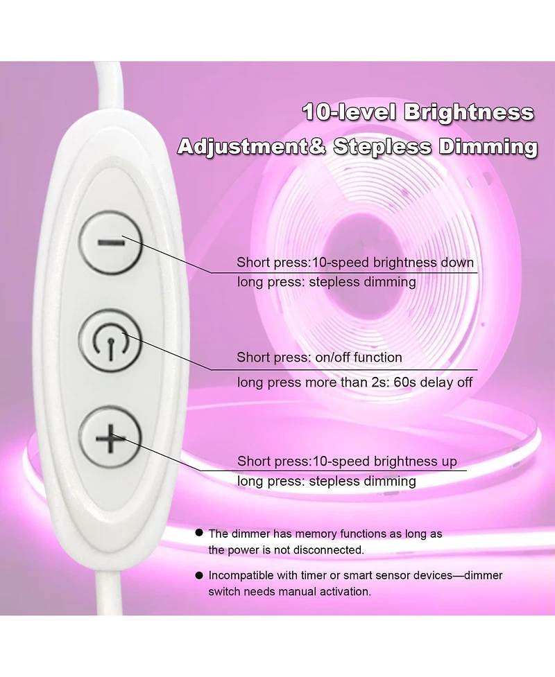 Lofree Dimmable Usb Cob Led Strip Lights