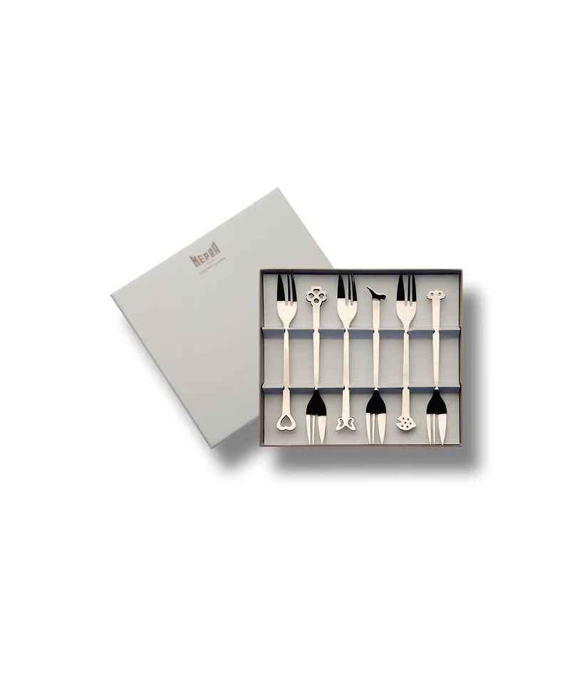 Evento Cake Forks Box Set, 6 Piece