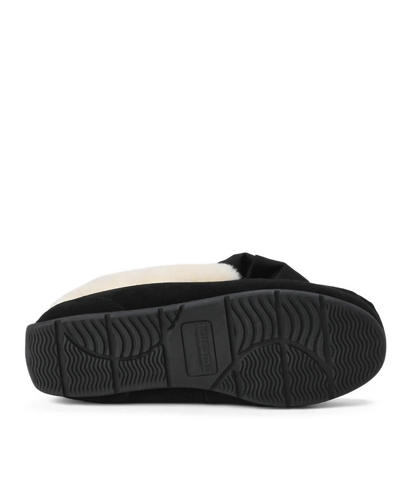 Dearfoams Women's Fireside by Mel Dream Bow Moccasin Slippers