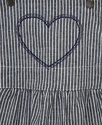Little Me Baby Girls' Heart Top and Overall, 2-Piece set