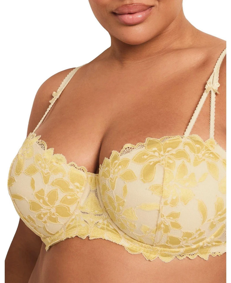 Adore Me Women's Mellody Push Up Balconette Bra