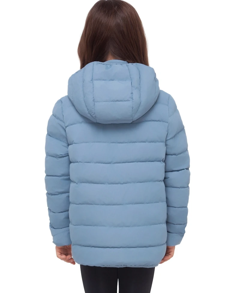 Rokka&Rolla Girls' Hudson Lightweight Hooded Puffer Jacket, 4-18