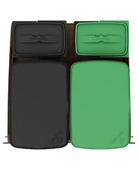 Rev-a-Shelf Craftsman Collection Double Pullout Trash Cans and Compost Bins
