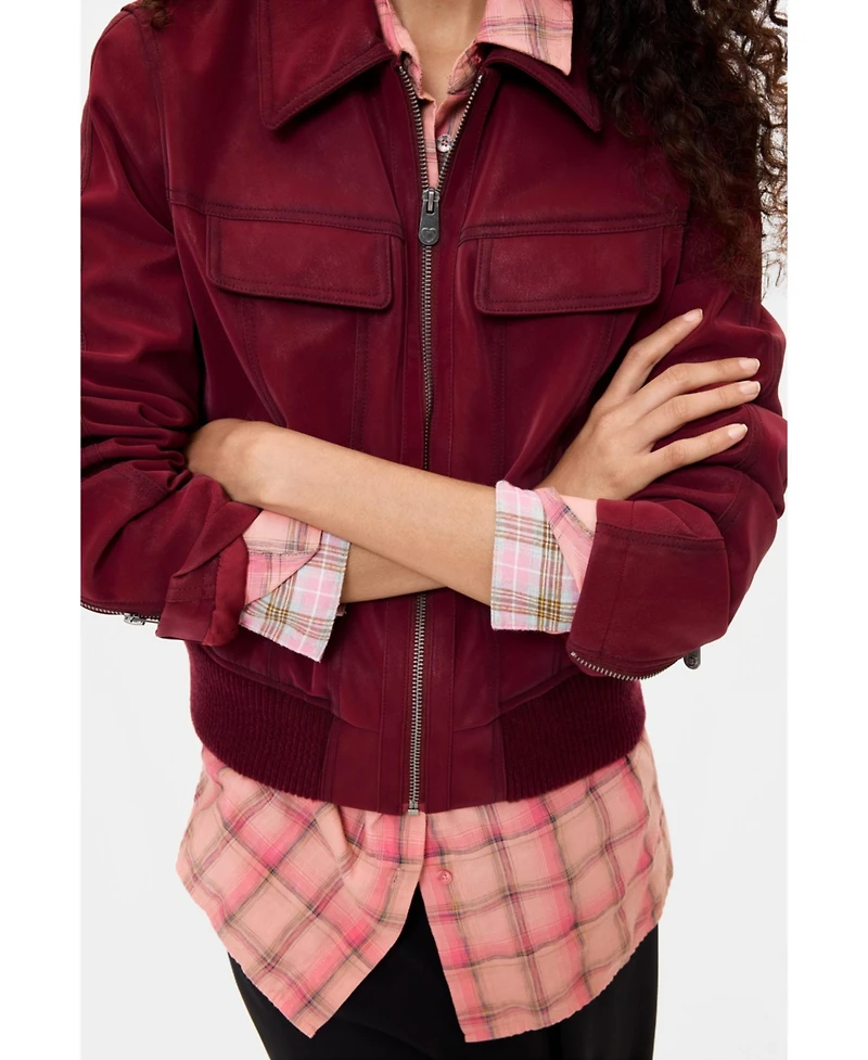 Desigual Women's Jacket Leather Effect